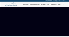 Desktop Screenshot of paradisebound.org